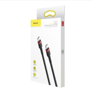 Baseus สายชาร์จเร็ว Quick Fast Charge USB-C / Type-C cable for MacBook Notebook laptop, tablet, and phone
