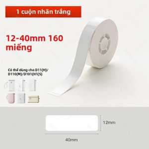 Niimbot | Máy In Nhãn Nhiệt Mini Niimbot D11/D110/D101 H1 - Băng Dính Giấy Màu Tự Dính Chống Trầy Xước Chống Dầu Chống Nước