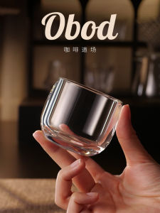 Obod Heat Resistant Glass Cup Transparent Modern Minimalist Style Coffee Cup Luxury High End Clear Wine Cup for Home Use