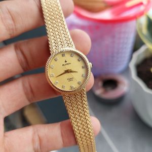 Đồng hồ nữ Buren Thụy Sĩ  kính saphia chạy pin hàng Si