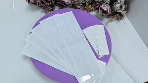 60Pcs Clear Adhesive Shelf Tag Items Classify Label Holder Supermarket Office Supplies