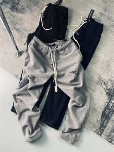 Couples Winter Warmth Windproof Fleece Lined Trousers Casual Pants Cone Shape Mens Drawstring Elastic City Fashion Polyester Fiber