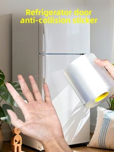 Transparent Silicone Wall Stickers Anti-Collision Refrigerator Door Handle Cabinet Door No Trace Wall Surface Collision Prevention