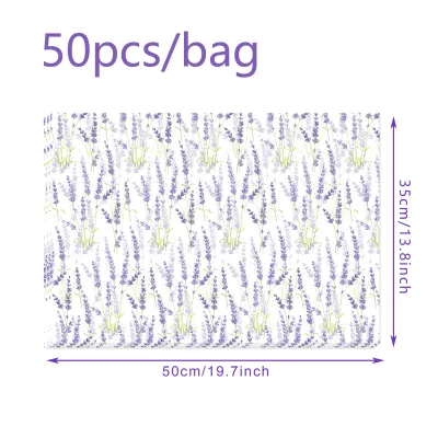 20/50pcs Lavender Tissue Paper Snow Pear Paper Gift Wrapping Paper Birthday Wedding Party Decaration DIY Gift Packing Supplies