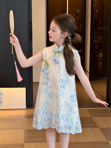 ZHILIAOCHENGZHANGJI | Chinese Style Summer Lightweight Sleeveless Qipao Dress