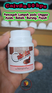 Calvita 50 kps | Pencegah Lumpuh pada Unggas Ayam Bebek Burung Puyuh Itik Angsa