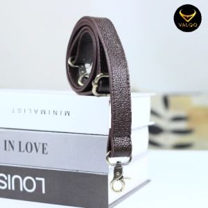 [VALQO] Tali Selempang Kulit Sapi G 25 cm Tali Panjang Kulit Long Strap Kulit panjang Tas Slingbag Wanita 2 lapis kulit