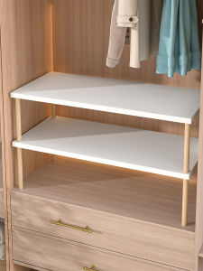 Customizable Shelf Organizer Wooden Partition Layer
