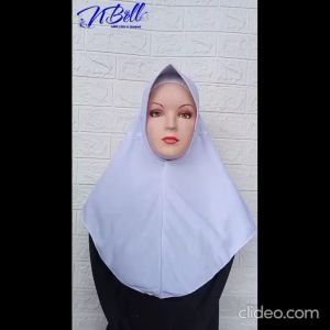 HIJAB INSTANT SEKOLAH / KERUDUNG JILBAB SERUT PITA HEMI / KERUDUNG SD SMP SMA (M L XL)