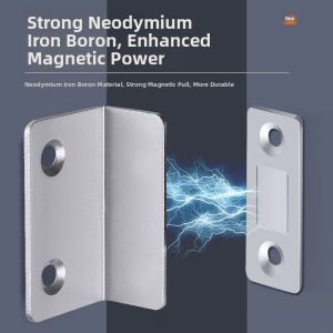 MONLEYTA | Strong Magnetic Stainless Steel Closet Door Absorber Drawer Bumper Magnet No Drilling Required Powerful Sliding Door Magnet