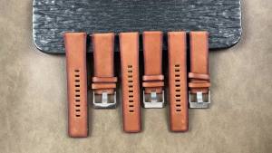 22mm 24mm 28mm for Diesel Full-grain Cowhide Strap Cowhide Watch Band Soft Leather Straps Replacement Brown Men Wrist Bracelet