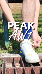 PEAK Andrew Wiggins "AW1" ET31887A รองเท้าบาสเกตบอล ของ แอนดรูว์ วิคกิ้นส์ พีค นุ่ม เบา ซัพพอร์ทแรงกระแทกดี