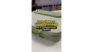 Encora Food Storage Box 4 & 5 Compartment Lunch Box Bento Box Bekal Makanan Food Container Kotak Makanan