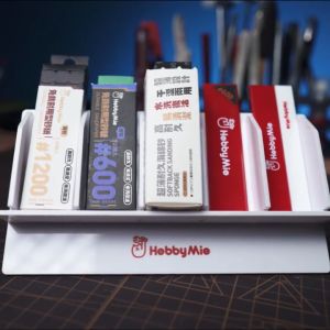 (HobbyMio) Sandpaper - 20 pieces Self Adhesive Washable Craft 400 600 800 1000 1200 1500 2000 Sanding Gundam Model Grind Polish Tool Hobby Mio 背贴砂纸