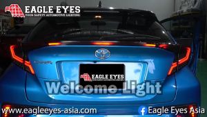 TOYOTA CHR 2017-2021 LED SEQUENTIAL SIGNAL WELCOME LIGHT SMOKE TAILLAMP