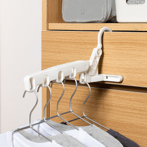 Portable Travel Foldable Clothes Drying Rack Hotel Accommodation Plastic Space Saving Adult Dormitory Indoor Hanging Rack