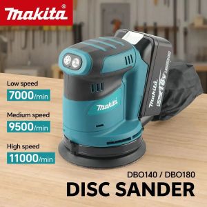 Makita | Makita 18V Random Orbital Sander DBO180Z Cordless Rechargeable Perfect for Sanding Wood Putty & Polishing Bare Tool Only