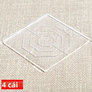 4 Miếng Đệm Nội Thất Silicon Chống Trơn Trượt Miếng Đệm Tròn Chống Rung Trong Suốt Giường Chân Và Bàn Fixators Để Chống Di Chuyển
