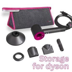 Storage Dyson Hair Dryer Denim Canvas Waterproof Hair Curler Strengthening Hair Tools Storage Bag