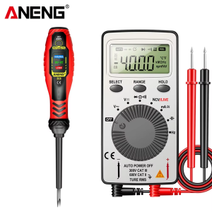 ANENG | Bộ Dụng Cụ Bảo Trì Điện ANENG AN101 Với Bút Thử Cảm Ứng B18 Đồng Hồ Vạn Năng Kỹ Thuật Số Đa Năng Để Đo Điện Áp Và Dòng Điện AC/DC