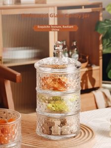 Multilayer Partitioned Food Grade Sealed Storage Jar