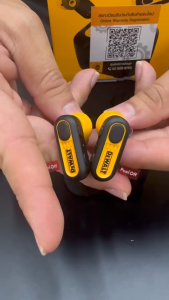 DEWALT รุ่น DXMA1902092E หูฟังบลูทูธ Pro-X1 Earbuds (Jobsite Pro-X1 True Wireless Earbuds w/ Case)