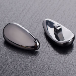 Non-Tarnish Nano Ceramic Nose Pads for Glasses Electroplated Accessories with Screwdriver Gold Silver Standard Eye Wear Parts