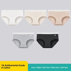 JIAZINI | Antibacterial Pure Cotton Underwear Comfortable Loose Fit Mid Waist Ladies Triangle Pants A Class Medical Grade Undergarments