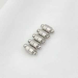 14K Gold Plated Cylindrical Magnetic Buckle Clasp Handmade DIY Bracelet Necklace Chain Ending Magnet Material Accessories