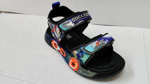 GRACE | Kids Ultraman Boys Cartoon Shoes Soft Sole Anti-Slip Lightweight Velcro Strap Children Sports Sandals | Size 28-33