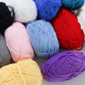 5 Plys 50g Smooth Milk Fiber Knitting Crochet Yarn Milk Cotton Hand Knitted Yarn Milk Cotton