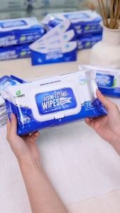 Khăn ướt diệt khuẩn EcoWipes diệt 999% vi khuẩn xâm nhập trên da hương chanh không gây kích ứng nhỏ gọn