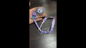 Disney | Boy/girl pattern baby bib luxurious baby pacifier holder cute small chain-style fasteners baby fall-prevention clips newly
