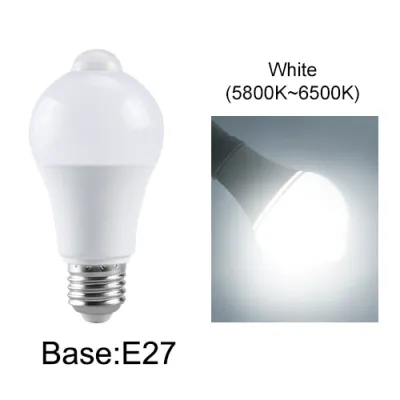 E27 LED Motion Sensor Bulb LED Lamp B22 PIR Sensor Light Bulb Auto ON/OFF Night Light For Porch Stairs Garage Security Lights