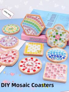 Handmade Mosaic Childrens DIY Craft Kit Toy Kindergarten New Year Dragon Year Handmade DIY Creative Stick Class