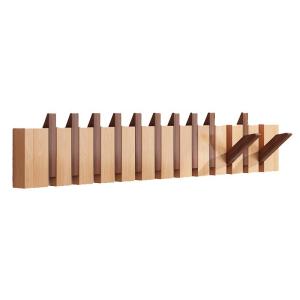CHUJUN | Wall Mounted Entryway Wooden Coat Rack