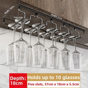 Stainless Steel Hanging Wine Glass Display Rack