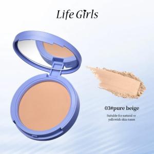 Life Girls Skin Tone Powder Waterproof Anti Sweat Naturally Brightening Cover Concealer Soft Natural Transparent Makeup