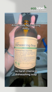 Eco-friendly Dishwashing Liquid Unscented Fragrance-free Dish Soap Biodegradable Natural GALLON STACKABLE CONTAINER