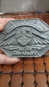 Belt head Harley Davidson 100%Ori Made in USA American 1990 siskiyou k-88