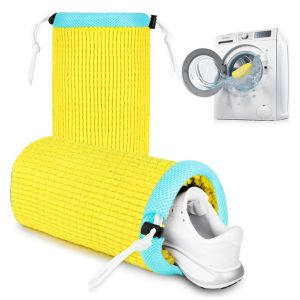 1/2PC New Washing Shoes Bag Cotton Laundry Net Fluffy Fibers Easily Remove Dirt Washing Bags Anti-Deformation Shoes Bag ﻿