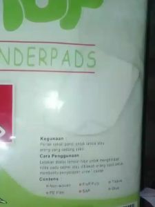 Perlak Sekali Pakai TOP Isi 10 / TOP underpads