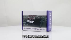G-MARK | Line Mixer G-MARK DG8mini Ultra Low Noise 8 Channels Mini Sound Mixer Power Supply DC5V Easy Operation Audios Mixer