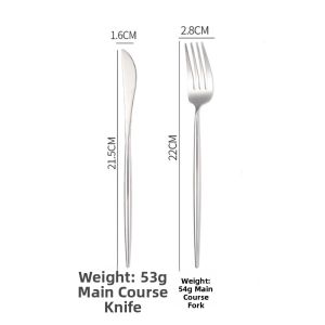 304 Stainless Steel Dinner Set for Western Meals