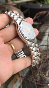 đồng hồ nam si Nhật thương hiệu Charles vogele size mặt 35mm pin năng lượng dây vỏ thép