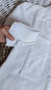 Atasan anak perempuan lengan panjang crinkle airflow usia 4 sampai 12 tahun / Kemeja anak korean style oversize crinkle