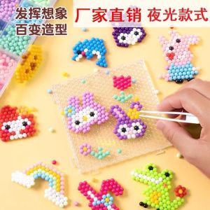 Đồ Chơi Hình Hạt Ngọc Trai Sáng Đèn Đêm Cho Bé Gái Mô Hình Khối Xây Dựng Sáng Tạo Đồ Thủ Công Tự Làm Đồ Chơi Trẻ Em