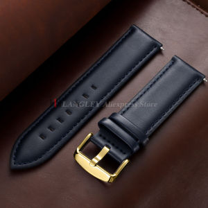 18mm 20mm 22mm 24mm Genuine Cowhide Leather Watch Band Strap for Seiko for DW Brown Black Pin Buckle for Wristwatch Replace Band