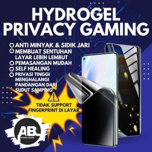 Anti gores Hydrogel Matte Privacy Gaming Untuk Semua Tipe Handphone Promo Buy 1 Get 1 Free Matte Gaming