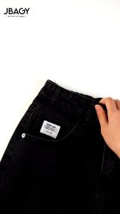 Quần jean nam ống rộng JBAGY dáng suông cạp chun - JJ0107